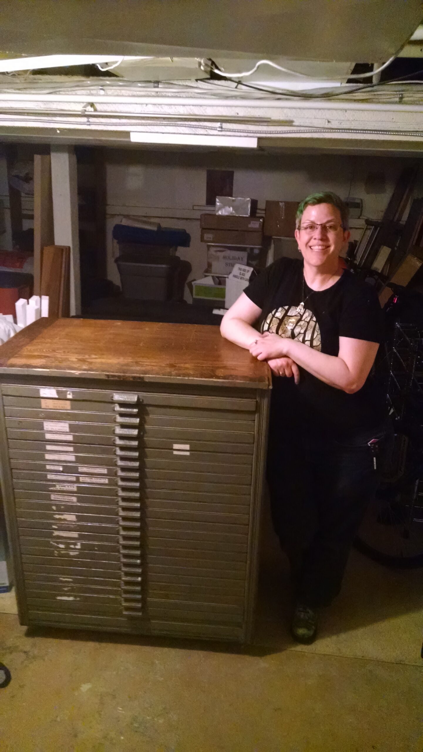 Me with my Hamilton type cabinet