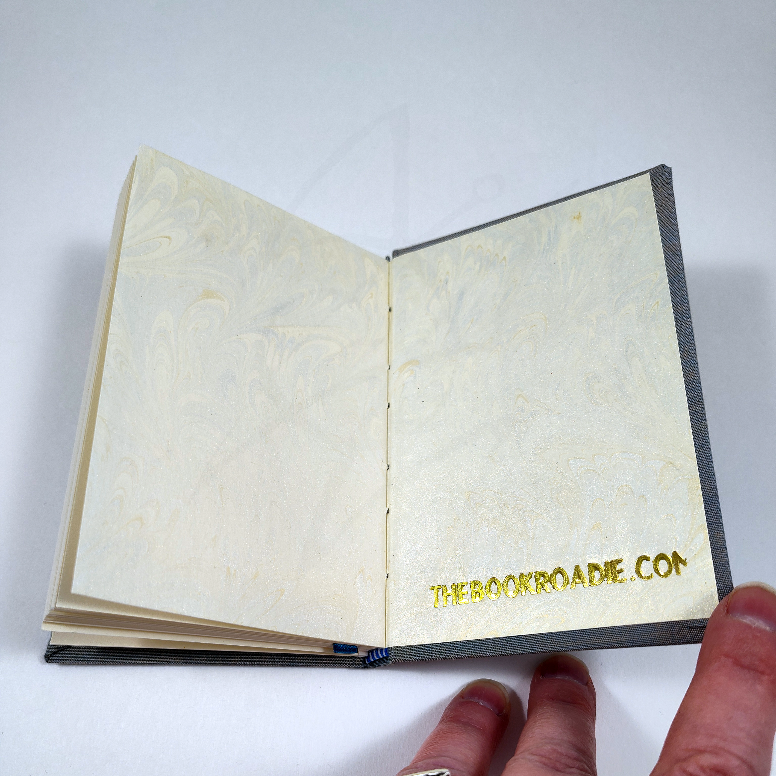 Iridescent Blue Pocket Notebook - S197 - Image 4